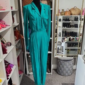 Chic Teal Jumpsuit for Women